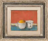 still life by Hobson Lafayette Pittman, pastel, sold Jan 2014