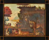 Peaceable Kingdom by David Guilmet, oil on canvas, sold Oct 2013
