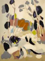 Eucalyptus by John Ferren, 1955, oil on canvas, sold May 2024