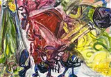 Repliegues by Juan Carlos Lasser, oil on paper, sold May 2024
