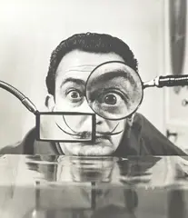 Salvador Dali by Willy Rizzo, 1950, silver gelatin print, sold Jun 2024