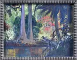 Forêt vierge by Jean-Louis Paguenaud, Aquarelle et gouache, sold Jul 2021