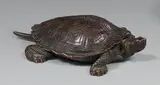 Tortue n°2, modèle non by Antoine-Louis Barye, Epreuve en bronze à patine brune et reflets verts Fonte posthume de Brame à partir de, sold Oct 2016