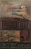 Un rien l'amuse by Louis Pons, 2002, Technique mixte et assemblage sur panneau, sold Dec 2017