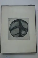 Composition. [19]72 by Pierre Dmitrienko, Aquarelle sur papier, sold Oct 2017