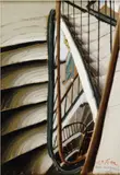 L'escalier anamorphique by Sam Szafran, Pastel sur papier, sold Jun 2010