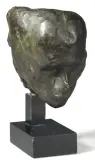 Head by Sam Szafran, Epreuve en bronze à patine brune nuancée, sold Jun 2010