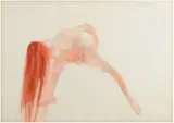 Vloeidend haar by Berlinde De Bruyckere, 2000, Aquarelle et mine de plomb sur papier, sold Jun 2010