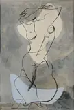 Sans titre by René Guiette, 1936, Gouache sur papier, sold Jun 2010