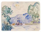 Sannois by Paul Signac, 1900, Aquarelle sur papier, sold Jun 2010