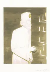 The Worshipper by Luc Tuymans, 2005, Farbserigrafie auf BFK Rives-Velin; mit einer Künstler-Monografie in Original-Leinenkassette, sold Sep 2026