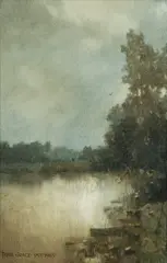 Pejzaż 957, 1985 by Jerzy Duda-Gracz, 1985, olej, płótno, 50, sold Oct 2026