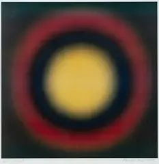 M5, 1966/2002 by Wojciech Fangor, serigrafia barwna, papier, sold Oct 2026