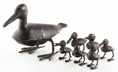 Kaczuszki Wilkonia, 2019 by Józef Wilkoń, 2019, odlewy z brązu, komplet, sold Oct 2026