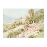 Bellagio, Lake Como by Ebenezer Wake Cook, Watercolor on paper, sold Jan 2021