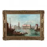 The Doge's Palace, Venice by Alfred Pollentine, Oil on canvas, sold Dec 2020
