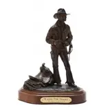 Waitin' For Horses by Bill Nebeker, Patinated bronze, sold Dec 2020