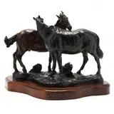 Backscratchers by William Moyers, Patinated bronze, sold Dec 2020