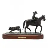 Bigenuf---Almost by Bud Helbig, Patinated bronze, sold Dec 2020
