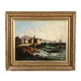 The Fortress by George Loring Brown, Oil on board, sold Dec 2020