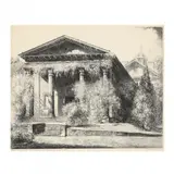 Playmakers’ Theater, North Carolina State University [University of North Carolina at Chapel Hill], Chapel Hill, North Carolina by Louis Orr, Etching, sold Dec 2020