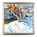 First Snow by James P. Kerr, Oil on canvas, sold Dec 2020