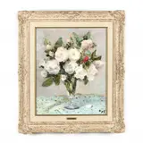 Still Life with Roses by Marcel Dyf, Oil on canvas, sold Dec 2020
