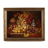 Still Life With Fruit by Charles Thomas Bale, Oil on canvas, sold Dec 2020