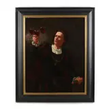Fiducit by William Brigham, Oil on canvas (lined), sold Dec 2020