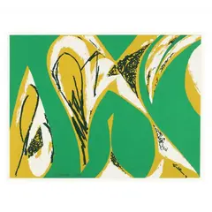 Free Space by Lee Krasner, Screenprint in colors with collage, sold Nov 2020
