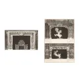 Two Chimneypiece Etchings by Giovanni Battista Piranesi, Etchings on laid paper, sold Nov 2020