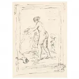 Femme au cep de Vigne (2e Variante) by Pierre-Auguste Renoir, Lithograph, sold Nov 2020