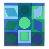 Alphabet V. B. by Victor Vasarely, Lithograph in colors, sold Nov 2020