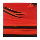 Scorched Earth by Debra Stroud, Hand-embellished giclée print on canvas, sold Nov 2020