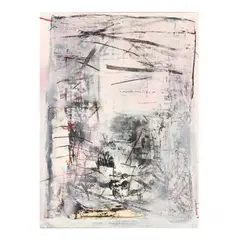 Untitled Abstract by Jon Rollins, Mixed media, sold Nov 2020