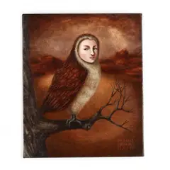 Arpia by Francisco de Anda, Oil on canvas, sold Nov 2020