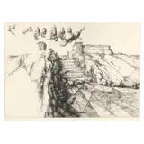 Miserere (Escalinata) by Jose Hernandez, Etching, sold Nov 2020