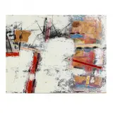 Untitled (Abstract) by Gustavo Ramos Rivera, Mixed-media collage on paper, sold Nov 2020