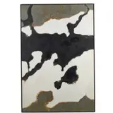 Black and Grey #22 by Stanley Twardowicz, Oil on canvas, sold Nov 2020