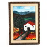 Landscape 2 by Francisco Sainz, Oil on board, sold Nov 2020