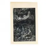 Good Omen #1 by Francisco Sainz, Collograph on paper, sold Nov 2020