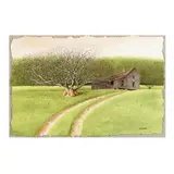 Speas House by Bob Timberlake, Watercolor on hand-made paper with deckle edge, sold Nov 2020