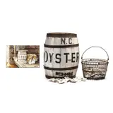 NC Oysters , with the Featured Oyster Barrel and Baskets by Bob Timberlake, Giclée print on canvas, sold Nov 2020