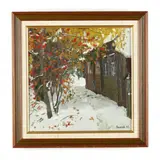 Early Snow by Irina Rybakova, Oil on linen, sold Nov 2020