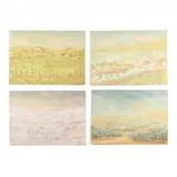 Four Seasons of Olive Groves (Four Works) by Umberto Zaccaria, Oil on Masonite, sold Nov 2020