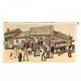 Politics by Page Cary, Watercolor and gouache on illustration board, sold Nov 2020