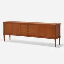 Cabinet by H.W. Klein, c. 1960, teak, sold Apr 2022