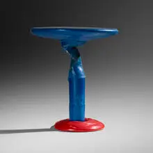 Guéridon by Louis Durot, 1970 / 1994, lacquered polyurethane, sold Mar 2022