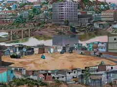The Clearing by Sudhir Patwardhan, Acrylic on canvas, sold Sep 2008