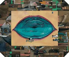 Untitled by Anandajit Ray, Mixed media on paper pasted on board, sold Sep 2008